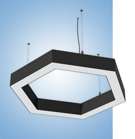 Светильник Hexa серия vs-ds-Hexa подвесной с протоколом управления Dali